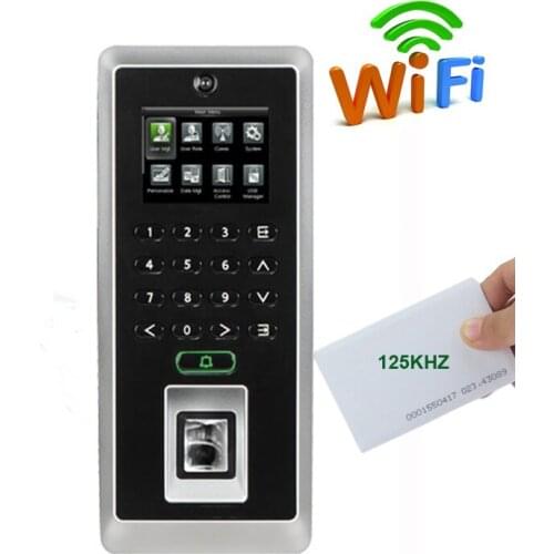 OriginalZK F21 Optional RFIDreader wifi Fingerprint Access Control With Camera Photo Record Function Door Access Control System