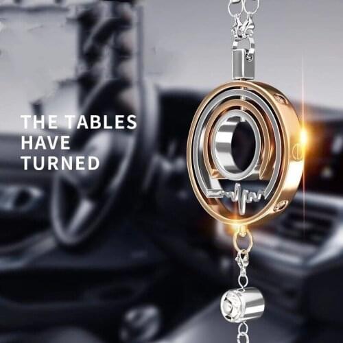 Superior Quality Car Rearview Mirror Pendant Zinc Alloy Rhinestone Hanging Decoration For Men Women Car Accessories Interior