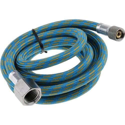 Professional 1.5m 1/8" to 1/4" Spray Pen Woven Braided Nylon Airbrush Air Hose Tube Fits Most Brand