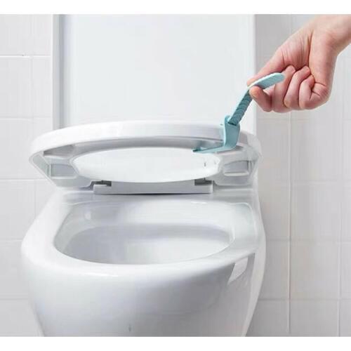 25*3cm Foldable Toilet Seat Cover Lifter Sanitary Closestool Seat Cover Lift Handle for Travel Home Bathroom Accessories