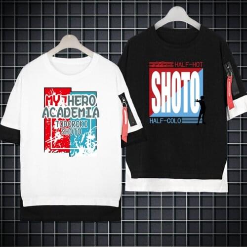 My Hero Academia Funny Cartoon T Shirt Men Boku No Hero Academia anime T-shirt Himiko Toga Graphic Tshirt Hip Hop Top Tees