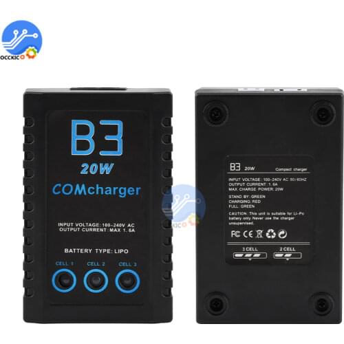 10W/20W EU/US Plug Balanced Battery Charger For IMaxRC IMax B3 Pro Compact 2S 3S Lipo Power Supply Charger for RC Helicopter