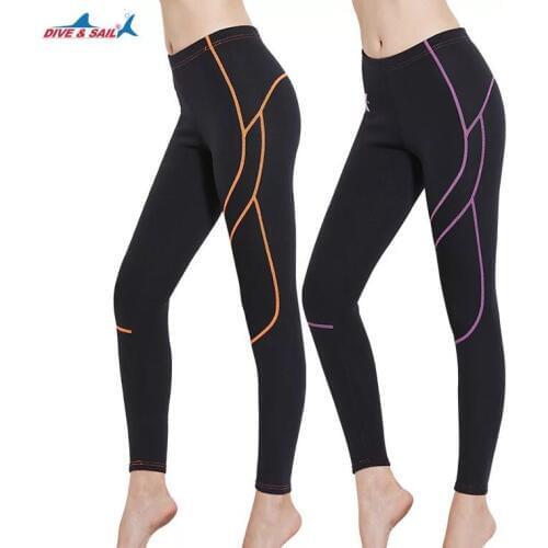 Brand 3MM Women Neoprene Wetsuit Pants Winter Swimming Surfing Scuba Diving Snorkeling Anti-UV Ankle-Length Warm Long Pants