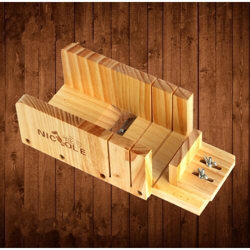 1PC Soap Cutter Household Wooden Cutting Adjustable Front Board Cut Fix Slot cut