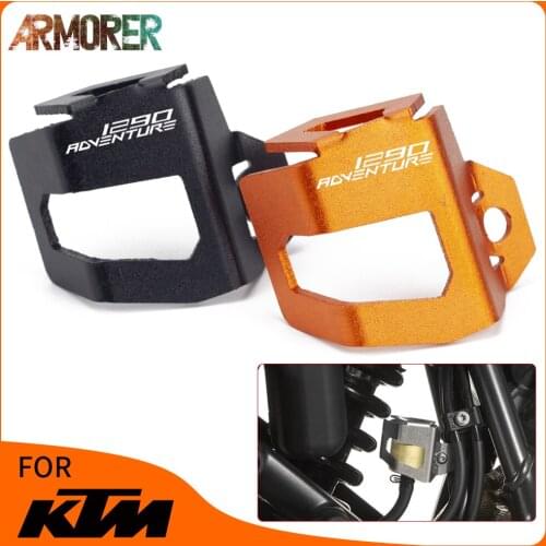 1290 Super Adventure R/S/T Motorcycle Rear Brake Fluid Reservoir Guard Cover Cap For 790 1050 1090 1190 adventure 690 790 DUKE