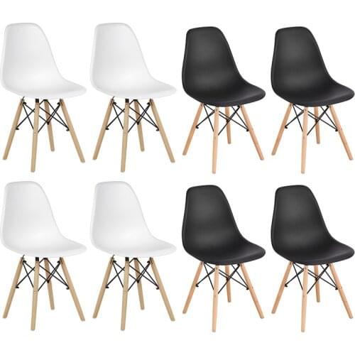 4PCS/Set Bar Stools Kitchen Bar Chair Modern Living Room Home Office Kitchen Chair Coffee Leisure Bar Stool Bar Furniture HWC
