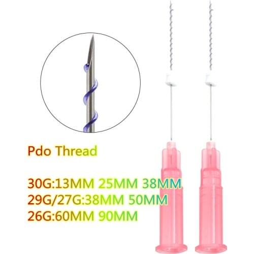Superior Skin Tightening Sharp Needle Mono Smooth 26G27G29G30G Korea Mono Screw Meso Face Forehead Wrinkles Pdo Threads