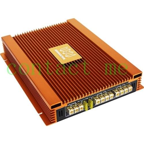 Car four-channel class A/B power amplifier 1500W, 4way audio amplifier F-198, impedance: 4 ohms, SNR: 96DB, push set speakers