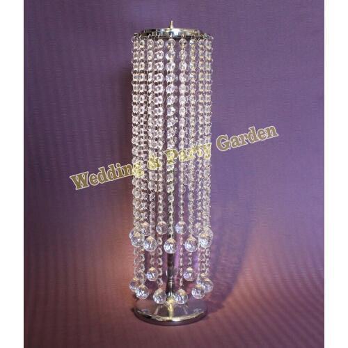 Free Shipping crystal table top chandelier wedding table centerpieces flower vase stand Wedding decoration 15pcs/lot