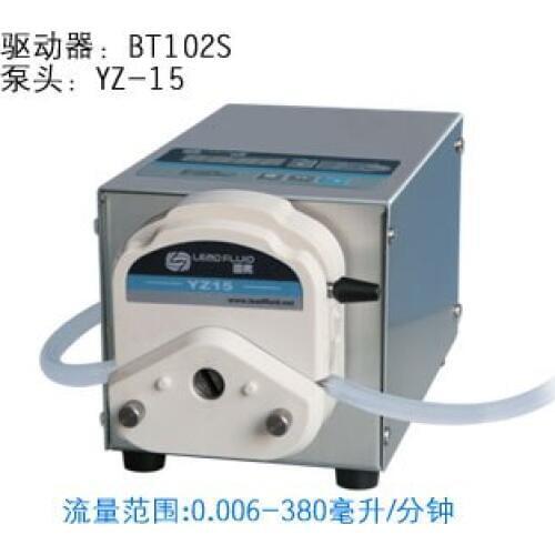 BT102S YZ15 Industrial Medical Lab Basic Variable Speed Water Fluid Dosing Pump Dosing Peristaltic Pump 0.006-280ml/m