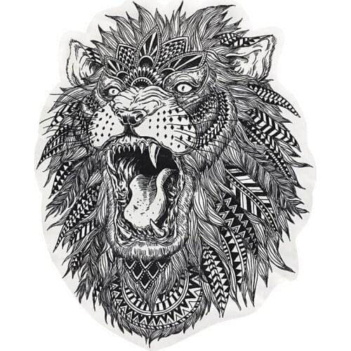 1 Piece 38*47.8cm Tiger Animal Patches Sew-On Printing Patches Jacket denim jacket Clothes Decoration Applique