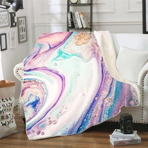 Colored Whirlpool 3D Printed fleece blanket for Beds Hiking Picnic Thick Quilt Fashionable Bedspread Sherpa Throw Blanket 01