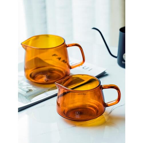 Carafe Drip Coffee Pot 300ml 500ml V60 Pour Over Glass Range Coffee Server Coffee Kettle Brewer Barista Percolator Clear#6