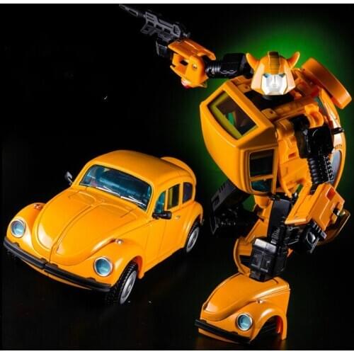 KBB Metal version of the Hornet BEE Beetle MP21 deformation toy Golden Beetle car model G1 version of the classic reproduction