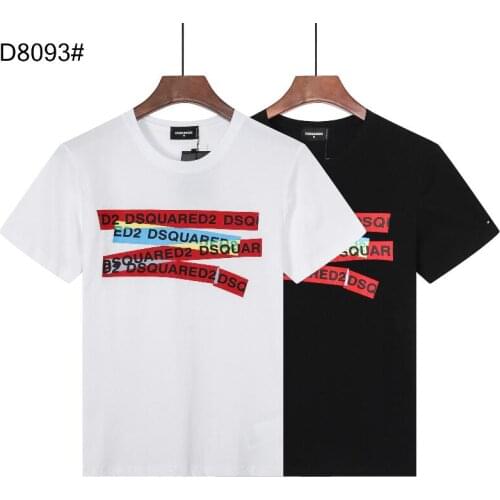 Fashion Trend Dsquared2 Mens Premium Print Short Sleeve graphic t shirts gothic D8093