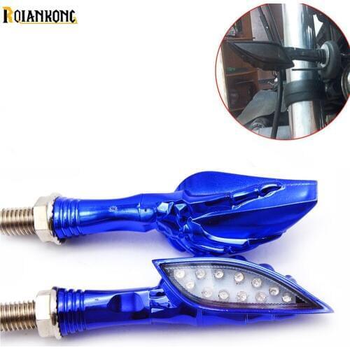 Motorcycle LED Flashing Turn Signal Light 12 Led Indicator Light FOR SUZUKI HAYABUSA/GSXR1300 GSX1400 GSF650 GSF1200 GSF1250