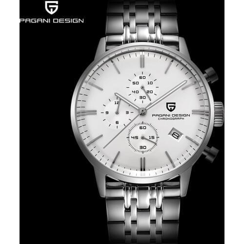 PAGANI DSEIGN Mens Watches Top Brand Luxury Waterproof 30M Sport Chronograph Quartz Watches Men Clock Relogio Masculino