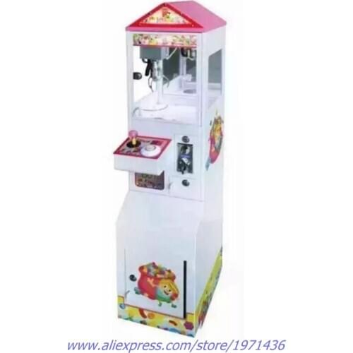 Single One Player Coin Operated Arcade Games Mini Prize Gift Small Toy Cranes Claw Machine For Shopping Malls