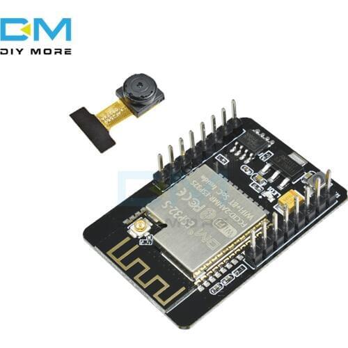 OV2640 ESP32-CAM Wireless WiFi Bluetooth Module Camera Development Board ESP32 OV7670 DC 5V Dual-core 32-bit CPU 2MP TF card
