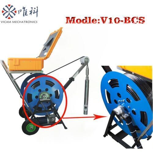 Underwater well video pipe sewer chimney boreholes inspection camera