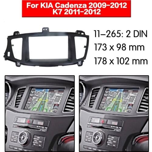 Car Radio frame Audio Fascia For KIA CADENZA 2009+ ,KIA K7 2011+ Car Stereo Radio Fascia Panel Installation Adapter player Frame