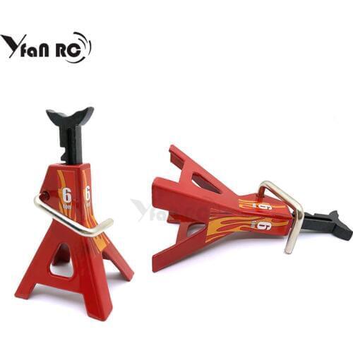 2PC 6T Jack Repair Jack Stretch Can Lift Down for RC Model Cars Spare Parts DIY Model Climbing Cars Accessories
