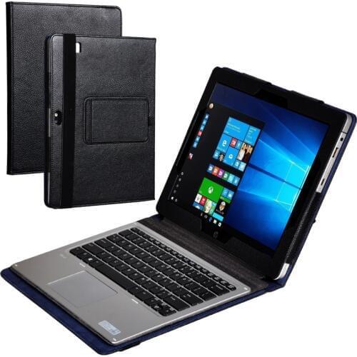 Luxury High Quality Litchi Stand PU Leather Protective Fold Folio Cover Funda Capa Case For HP Elite x2 1012 G1 12" Tablet