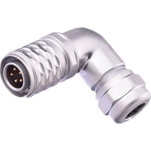 SF12 1214/P 90 Degree Right Angle Bend Male Plug Waterproof Aviation Connector Multi Core 2Pin 3Pin 4Pin 5Pin 6Pin 7 9 Pin Jack