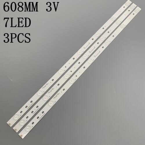 Led bar lights 1set=3pcs LBM320P0701-FC-2 LED backlight strips for p hilips BDM3201F