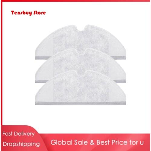 3PC Dry Wet Rag Mop Clean Cloth For Roborock S50 Xiaomi Vacuum Cleaner Home Ofertas Relampago Micro Fiber Towel Kitchen Towel