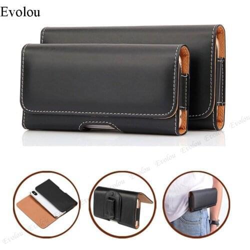 Universal Pouch For Realme 8 Pro C21 C20 OPPO Reno 5 Lite 4F Find X3 Pro F17 F19 A94 A93 Belt Clip Leather Waist Bag Flip Cover