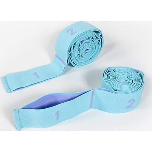 Yoga Pull Strap Belt Elastic Latin Dance Stretching Band Loop Yoga Pilates Gym Fitness Exercise Resistance Bands