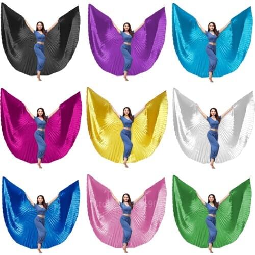 New Wings of Isis Dance Butterfly for Gypsy Women Skirt Carnival Party Stage Performance Belly Dancing Wear Gold Costumes