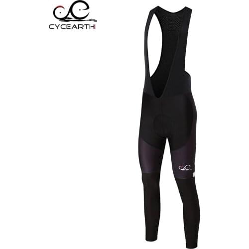 CYCEARTH 2017 Winter thermal fleece Pants Cycling long Pants Bicycle Cycling Clothing Bike Ropa Ciclismo Bib Pants Coolmax Pad