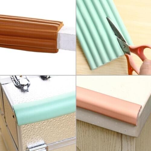 1PC 2M Baby Safety Table Desk Strip Edge Corner Cushion Guard Strip Soft Kids Children Safe Protection Bar Strip Thicken Bumper
