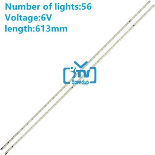 2pcs LED Backlight Strips for Konka TV LED55M5580AF LED55F5570NF LED55G5000 LED55F5510PF KPL+550B1LED2 LED55R5500PDF LED55E5530
