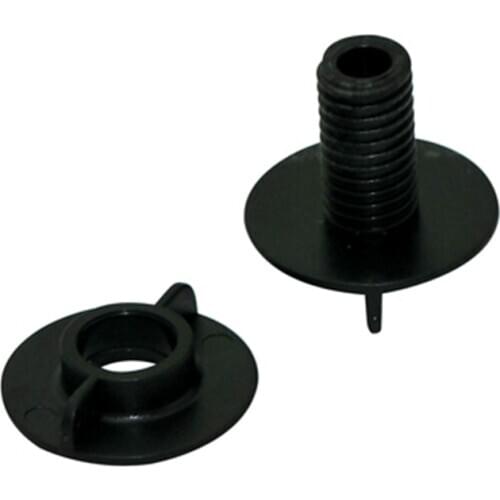 2pcs Plastic Mandrels for 2"/3" 3M radial bristle brush discs Black mandrel for 3M radial bristle brush wheels