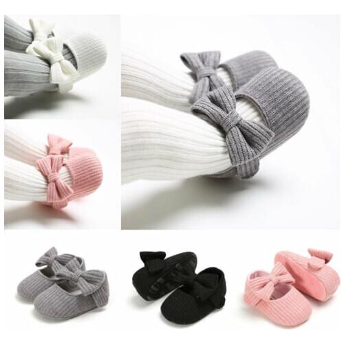 2020 Hot New Fashion Baby Shoes Newborn Infant Pram Girls Princess Comfortable Moccasins Pure Color Soft Moccs 0-18 Month Kids