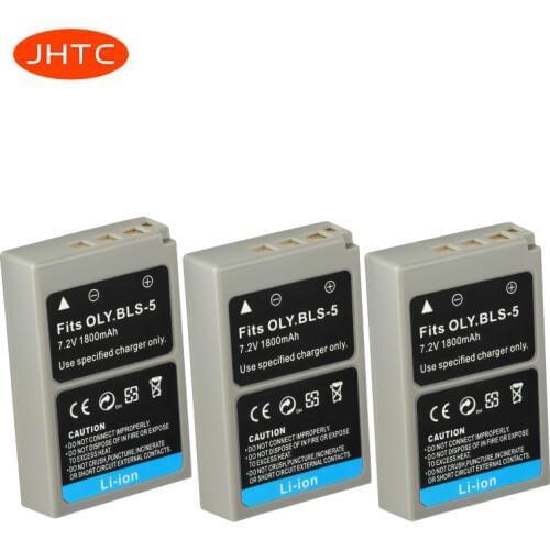 PS BLS5 BLS-5 BLS5 Battery for Olympus OM-D E-M10 PEN E-PL2 E-PL5 E-PL6 E-PL7 E-PM2 Stylus1 PS-BLS5 1800mAh Batterie