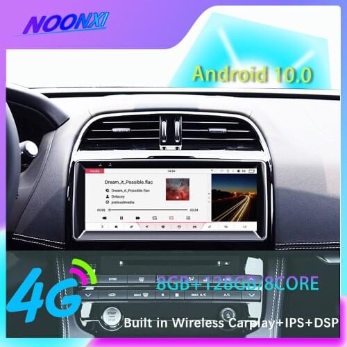 8G 128G For Jaguar F Pace Fpace X761 2016 - 2019 Android Car Radio Stereo Multimedia Player GPS Navigation Touch Screen HeadUnit