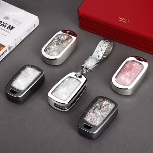 Car Key Cover Diamond Case For buick For Opel VAUXHALL Astra Corsa ADAM Antara Meriva Zafira Insignia Car Styling Shell Set