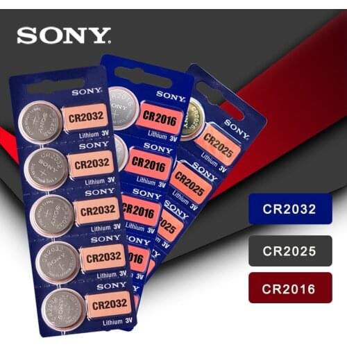 15pcs SONY Original cr2032 cr 2025 cr2016 3v button cell coin batteries for For Watch Remote Control Calculator