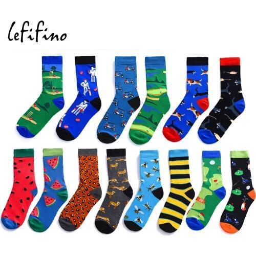 LeFifino Men's Socks With Print
