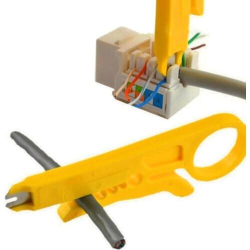 Hot Sell Mini Portable Wire Stripper Knife Crimper Pliers Crimping Tool Cable Stripping Wire Cutter Cut Line Pocket Multitool