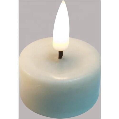 Flashing bullet core flame small wax LED tea wax
