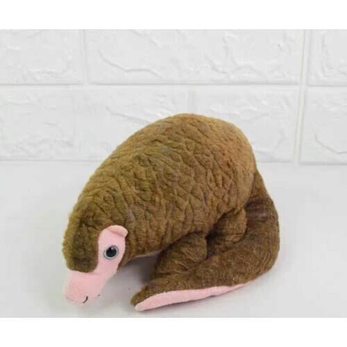 Cute Pangolin Armadillo Simulation Animal Lifelike Stuff Plush Toy Doll Children Christmas Gift
