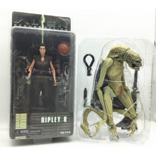 NECA Alien vs. Predater Ripley 8 Resurrection deluxe newborn Inverse shaped action figure model decoration Toys Doll for Gift