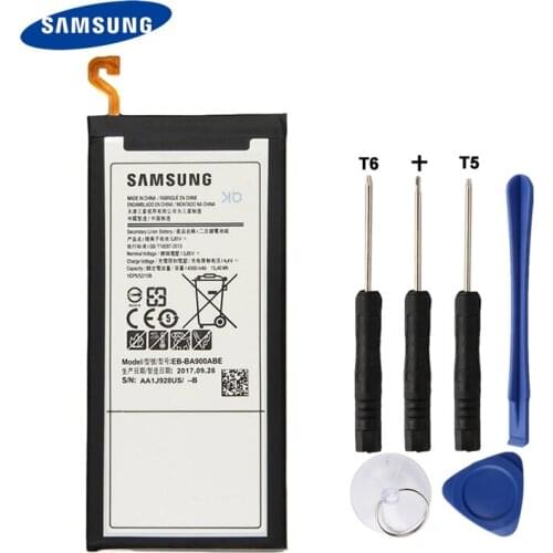 Original Samsung Battery EB-BA900ABE For 2016 Edition Samsung Galaxy A9 A9000 SM-A9 Genuine Replacement Phone Batteries 4000mAh