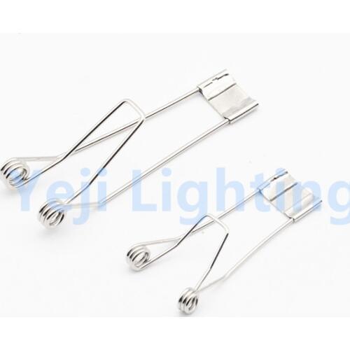 Ceiling panel Downlight ceiling lamp light Snap spring clip Iron spring buckle for led Downlight bracket Lighting Accessories