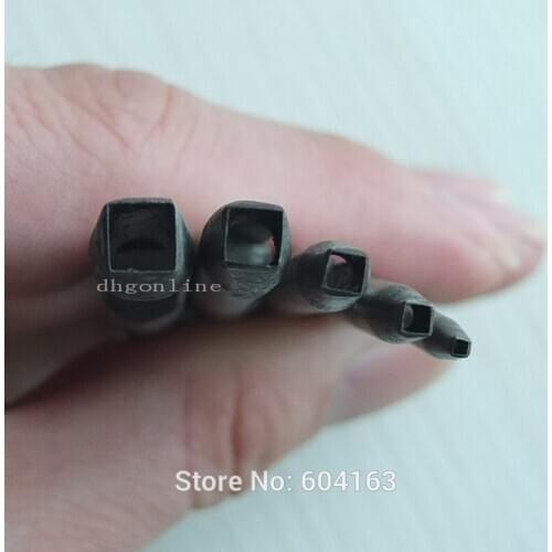 Hollow Hole Square Punch 1mm 2mm 3mm 4mm 5mm Cutter Steel Tool Leather Belt Watch Band